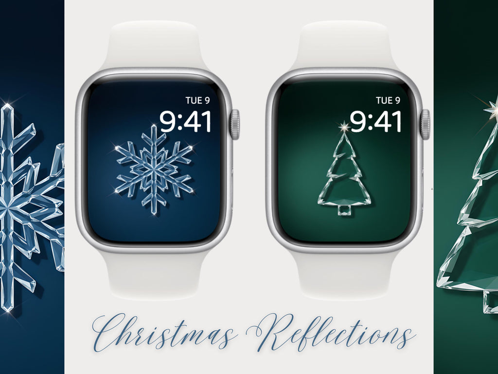Christmas Reflections ❄️🌲(2-pack digital download) | Apple Watch Wallpaper