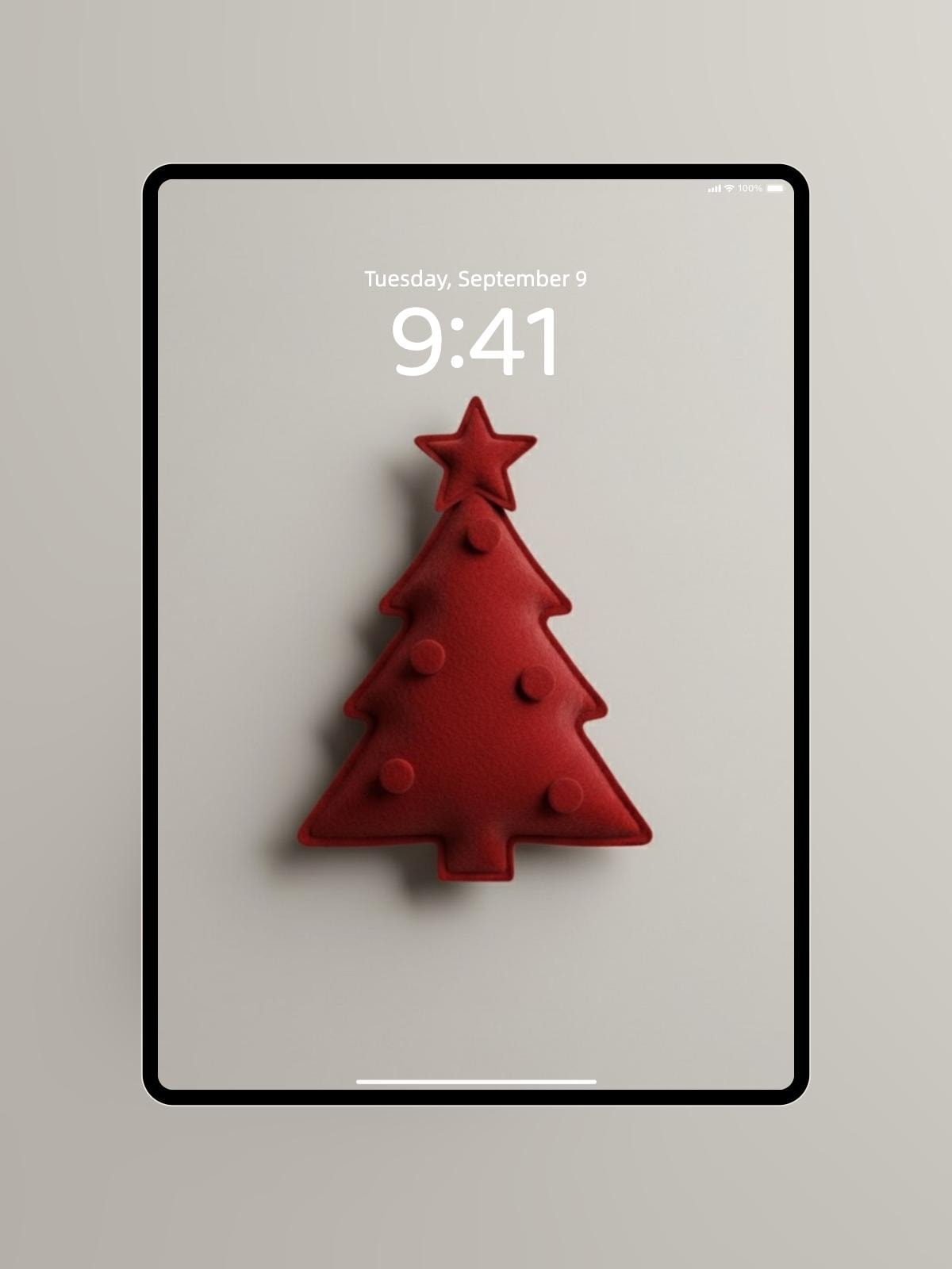 The Muted Christmas Collection 🎄 👑 iPad Christmas Wallpaper
