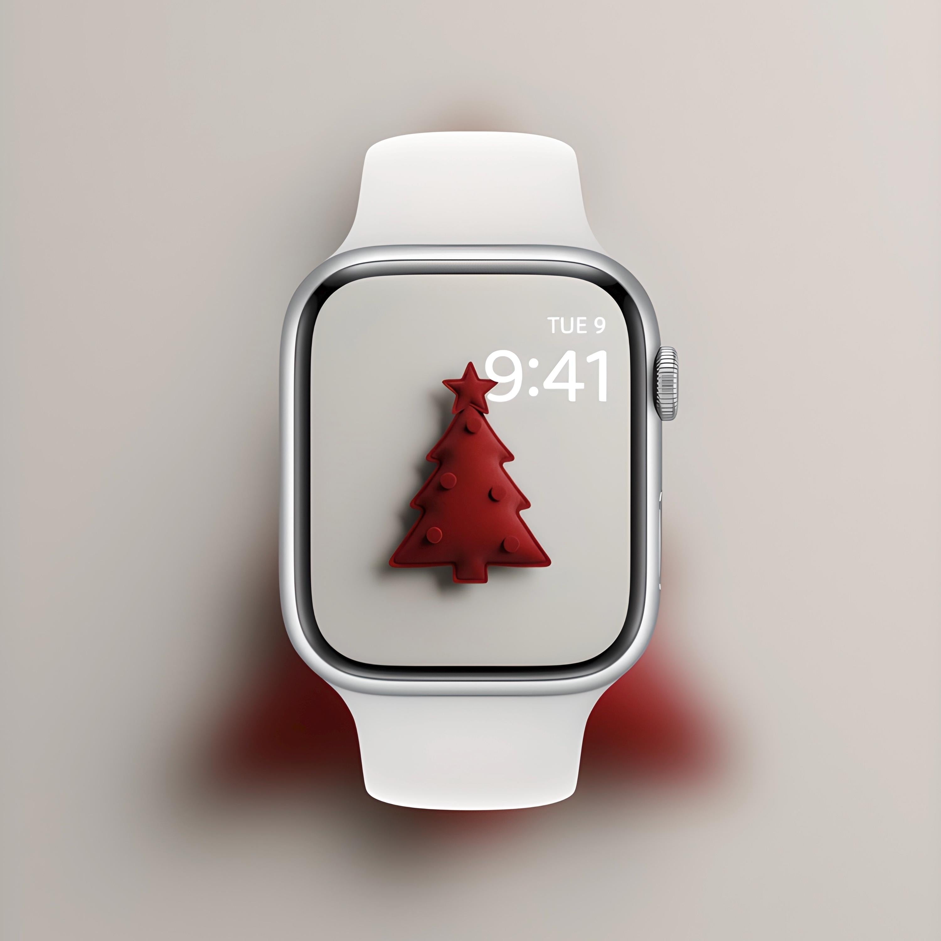 The Muted Christmas Collection 🎄 👑 Apple Watch Christmas Wallpaper