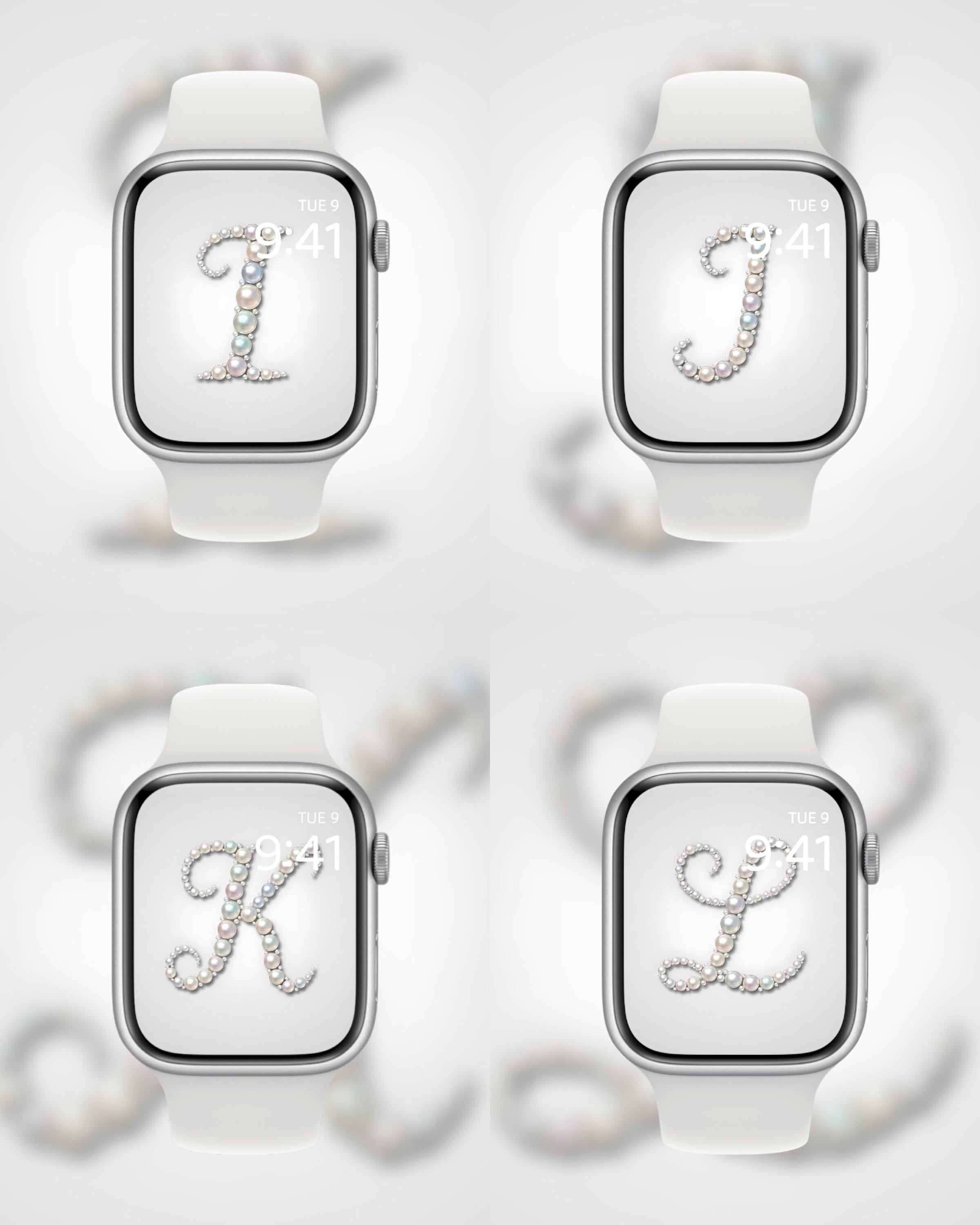 Mother of Pearl: The Monogram Edition (Digital Download) Apple Watch Wallpaper