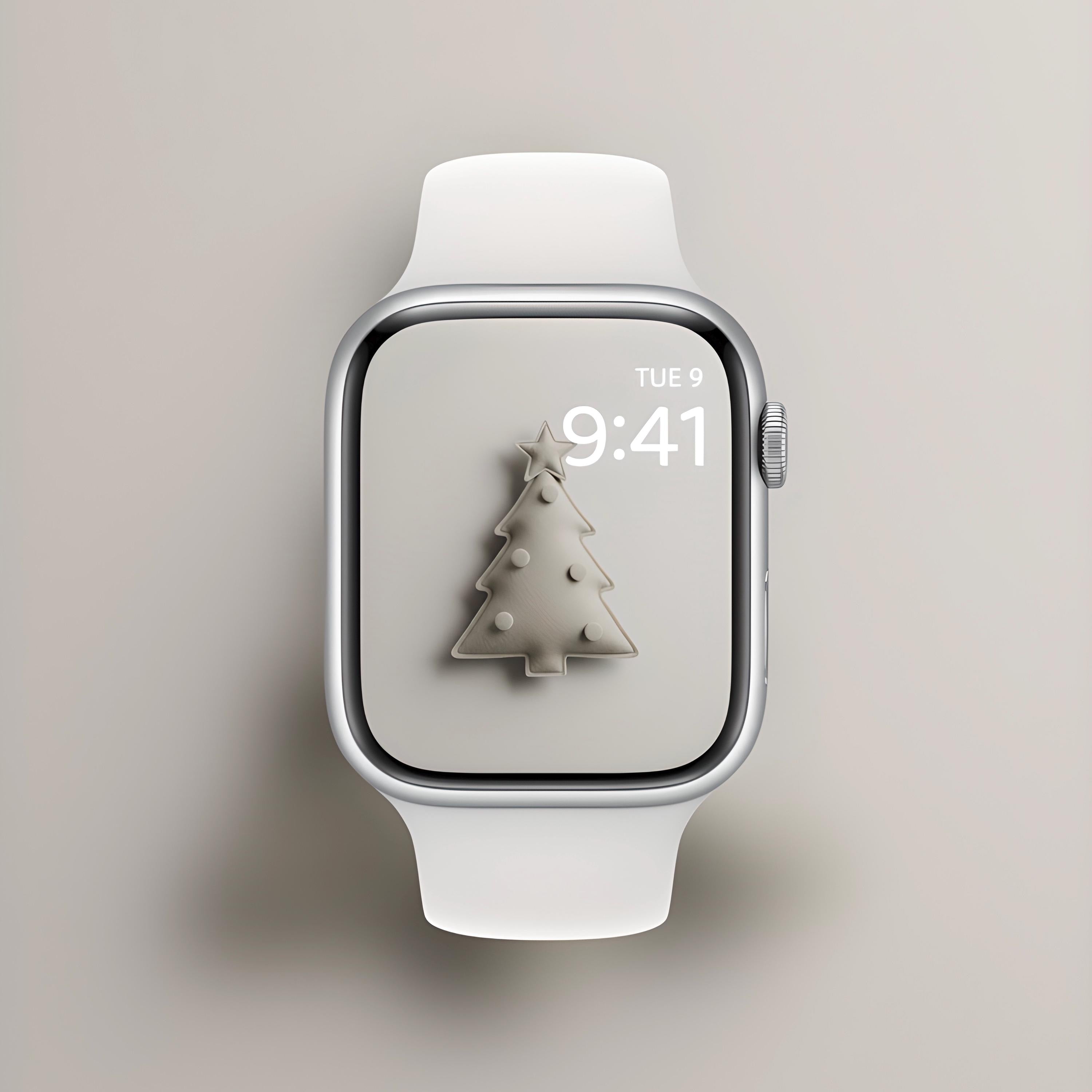 The Muted Christmas Collection 🎄 👑 Apple Watch Christmas Wallpaper