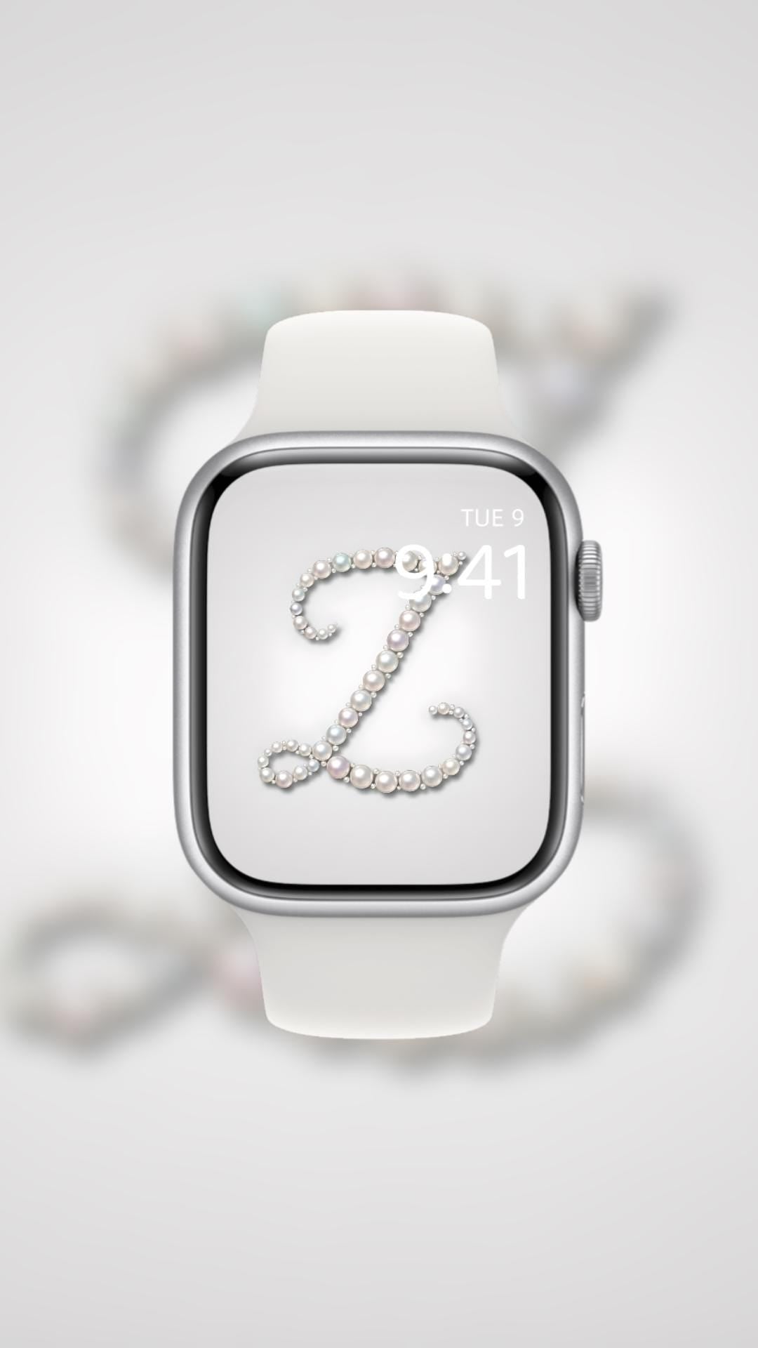 Mother of Pearl: The Monogram Edition (Digital Download) Apple Watch Wallpaper