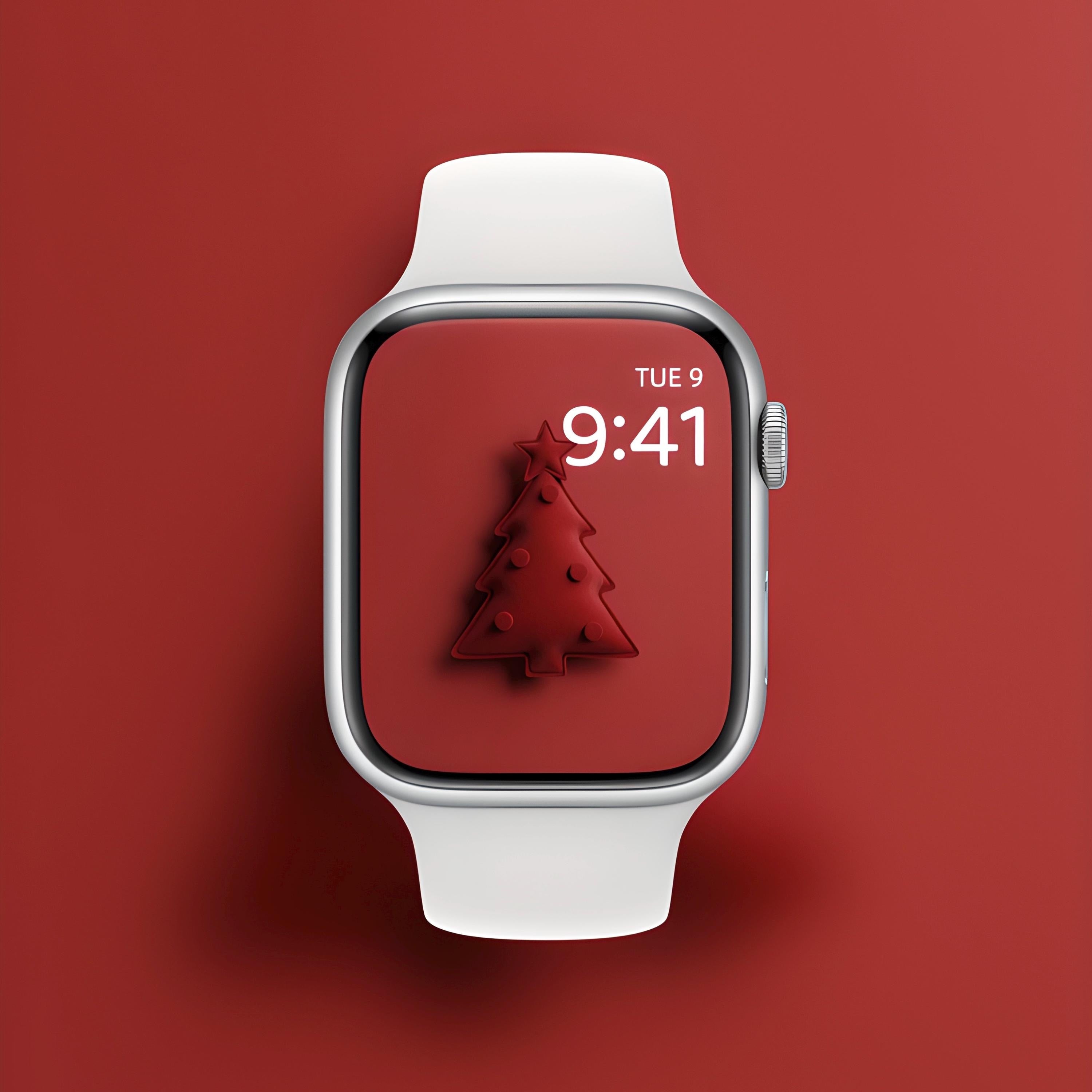 The Muted Christmas Collection 🎄 👑 Apple Watch Christmas Wallpaper