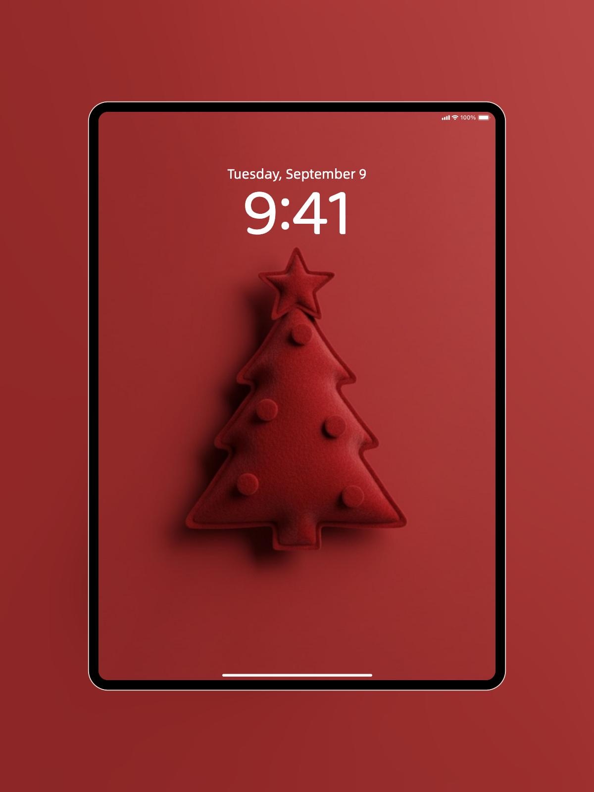 The Muted Christmas Collection 🎄 👑 iPad Christmas Wallpaper
