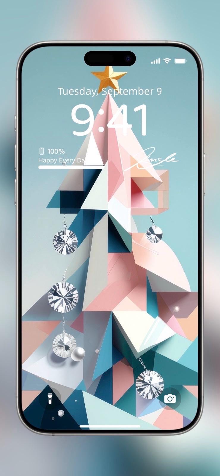 Rose Quartz and Frost 💎 ❄️ (2-pack digital download) | iPhone Wallpaper