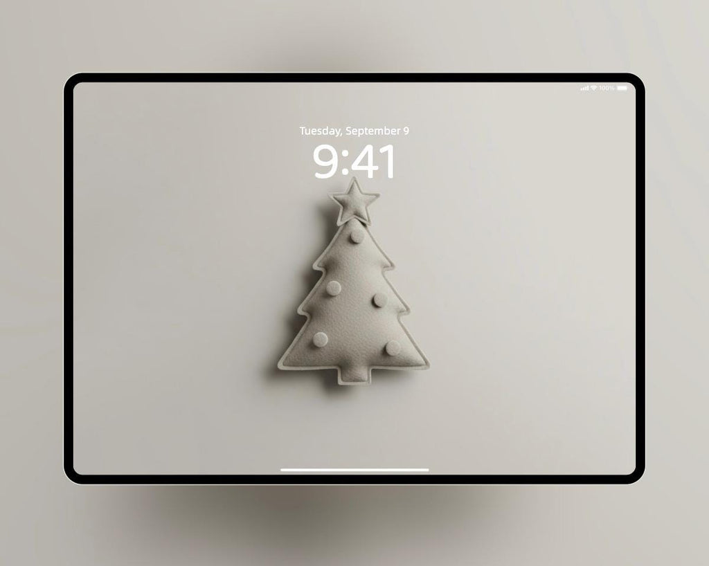 The Muted Christmas Collection 🎄 👑 iPad Christmas Wallpaper