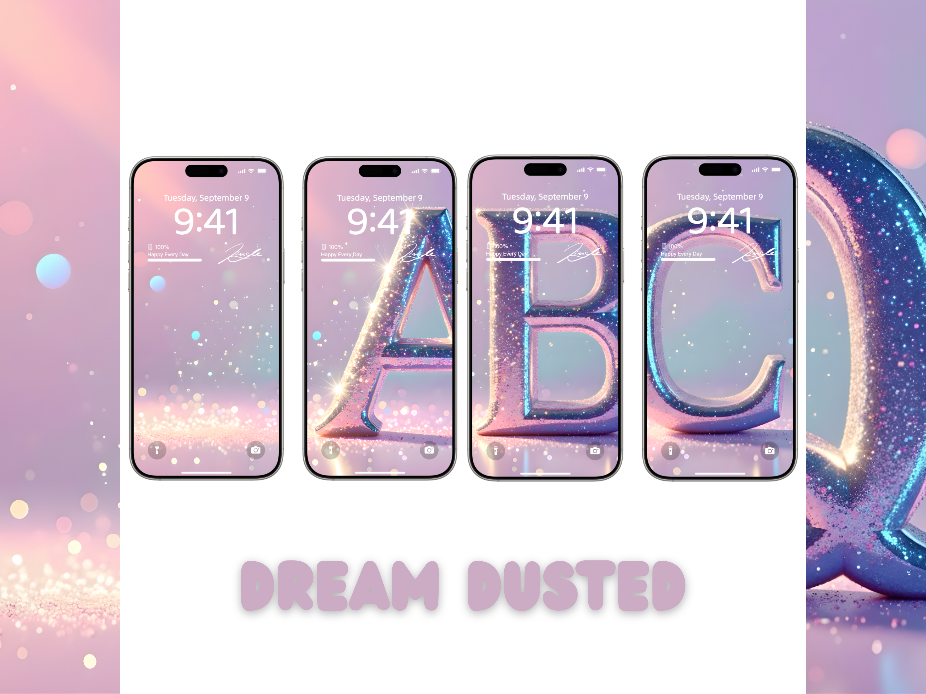 Dream Dusted · Custom Initial Screen Styling Set (iPhone)