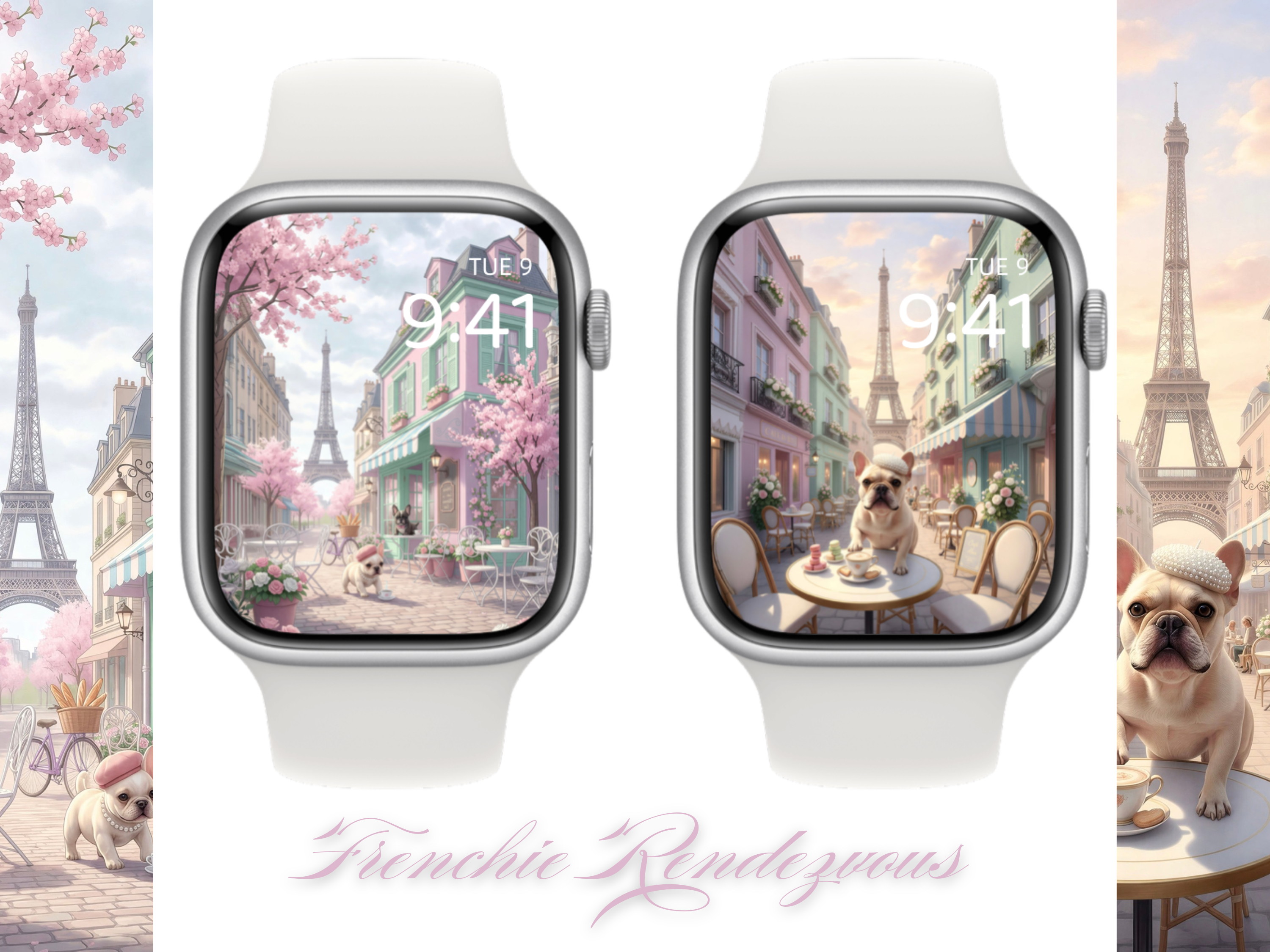 Frenchie Rendezvous (Apple Watch) Screen Styling Set