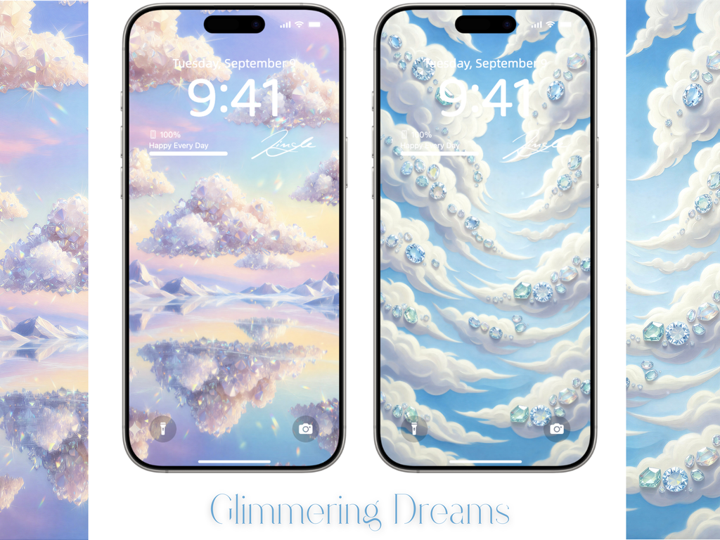 Glimmering Dreams (iPhone) Screen Styling Set