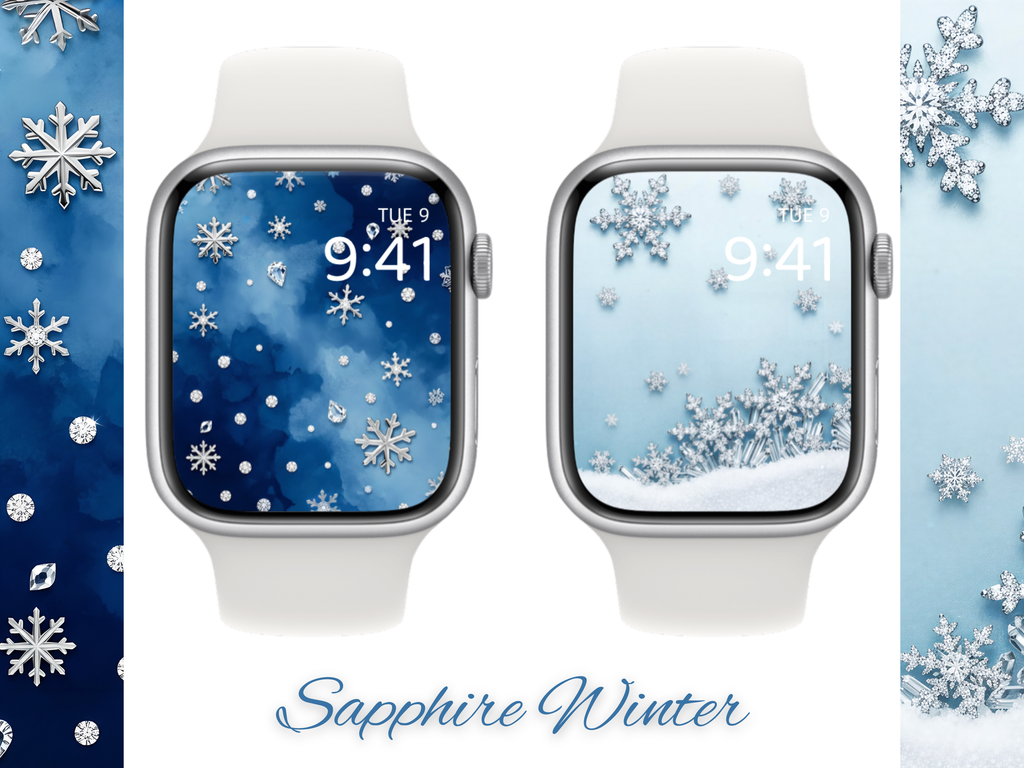 Sapphire Winter (Apple Watch) Screen Styling Set