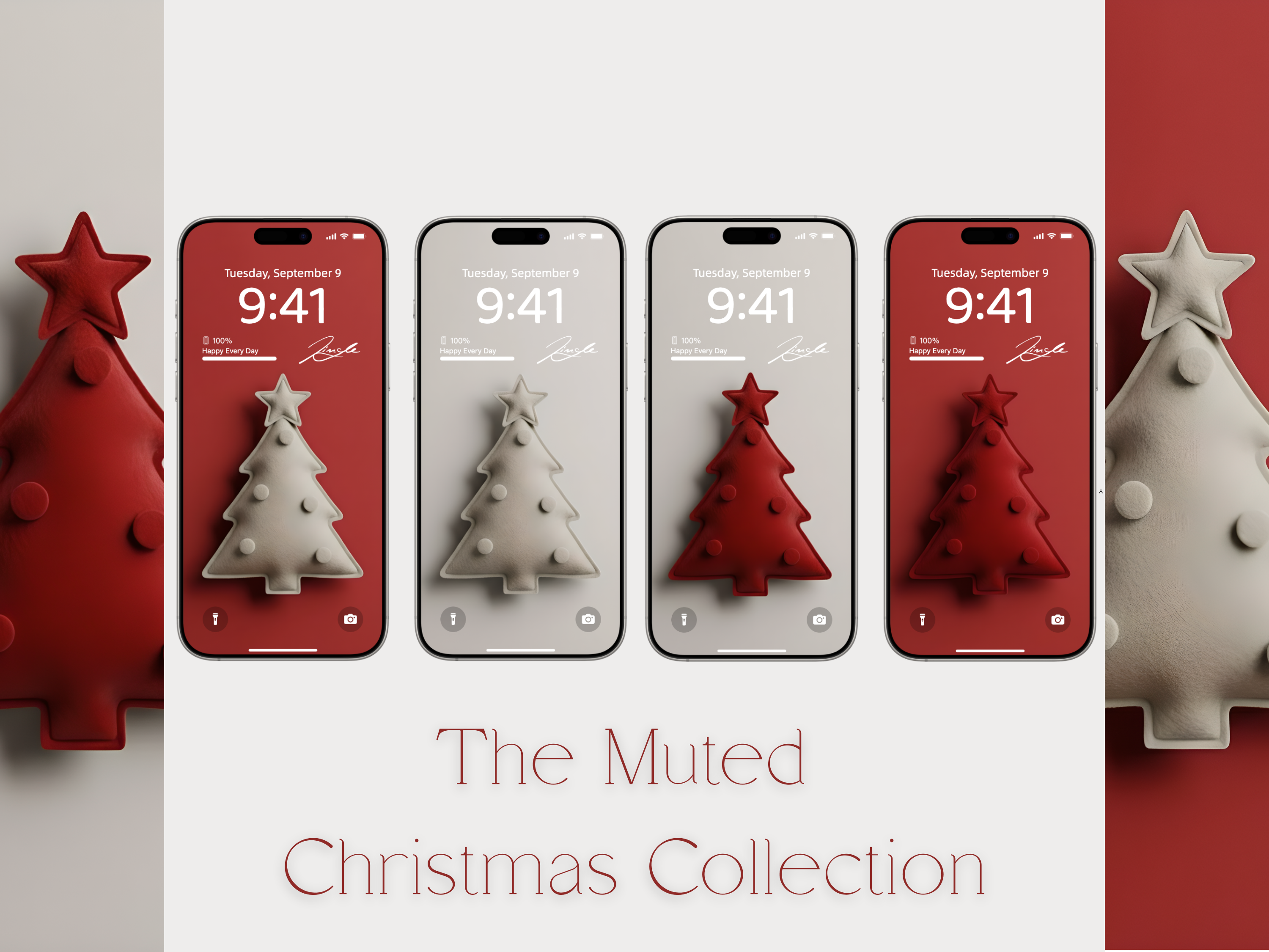 The Muted Christmas Collection 🎄 👑 iPhone Christmas Wallpaper