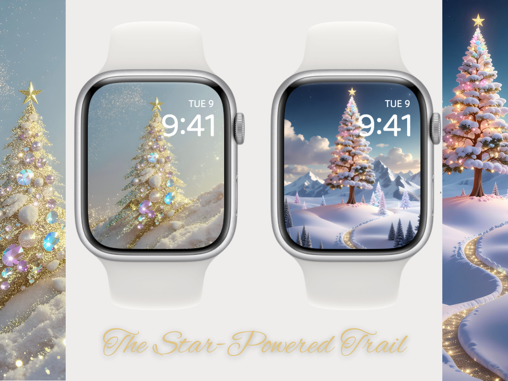 The Star Powered Trail 🌟 👑 (2-pack digital download) | Apple Watch Wallpaper
