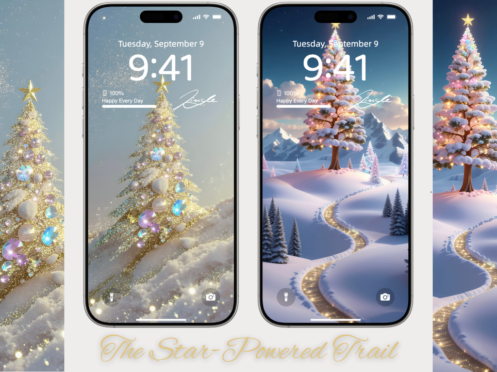 The Star Powered Trail 🌟 👑 (2-pack digital download) | iPhone Wallpaper