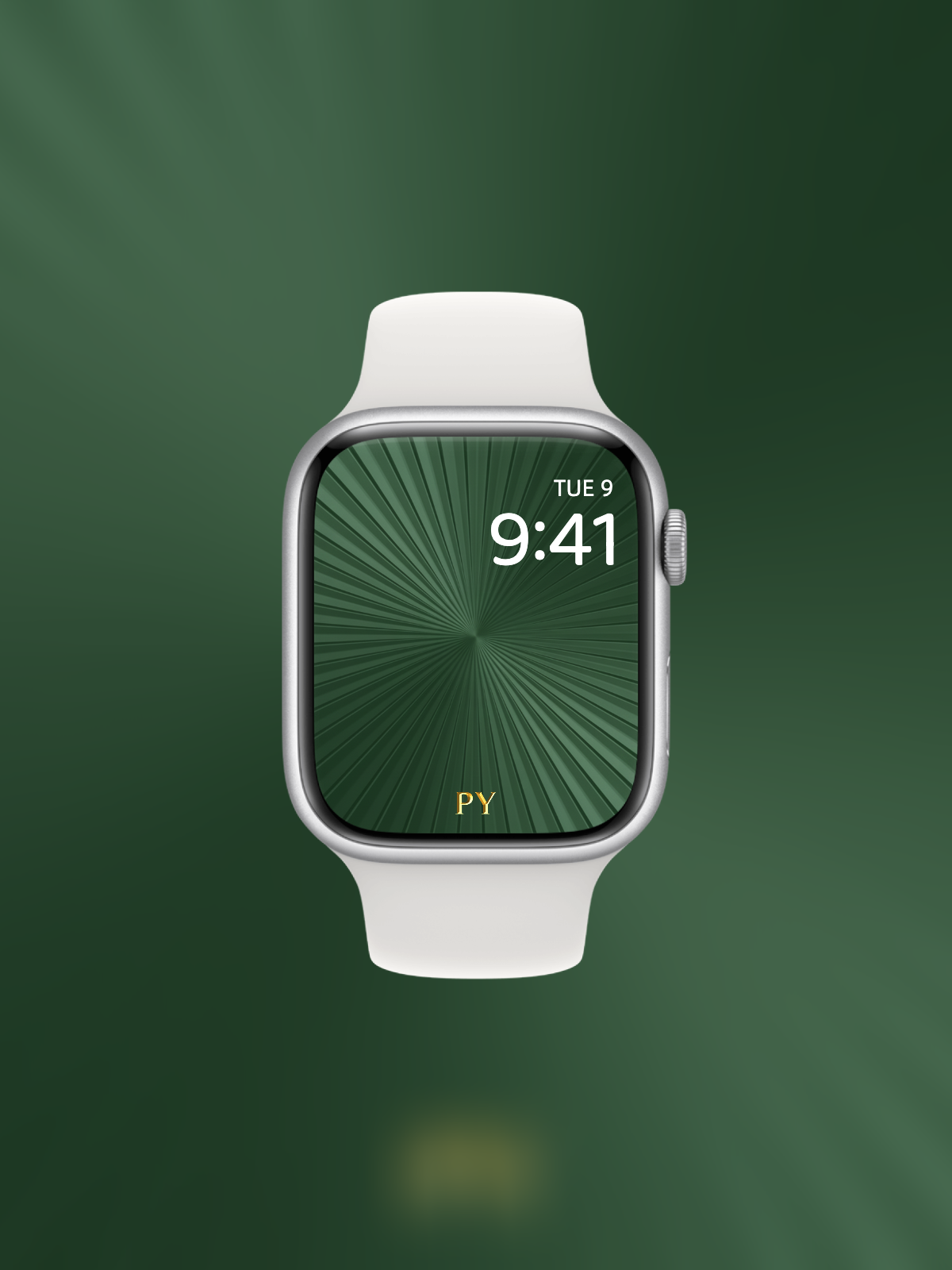 The Zenith Collection forest green gold