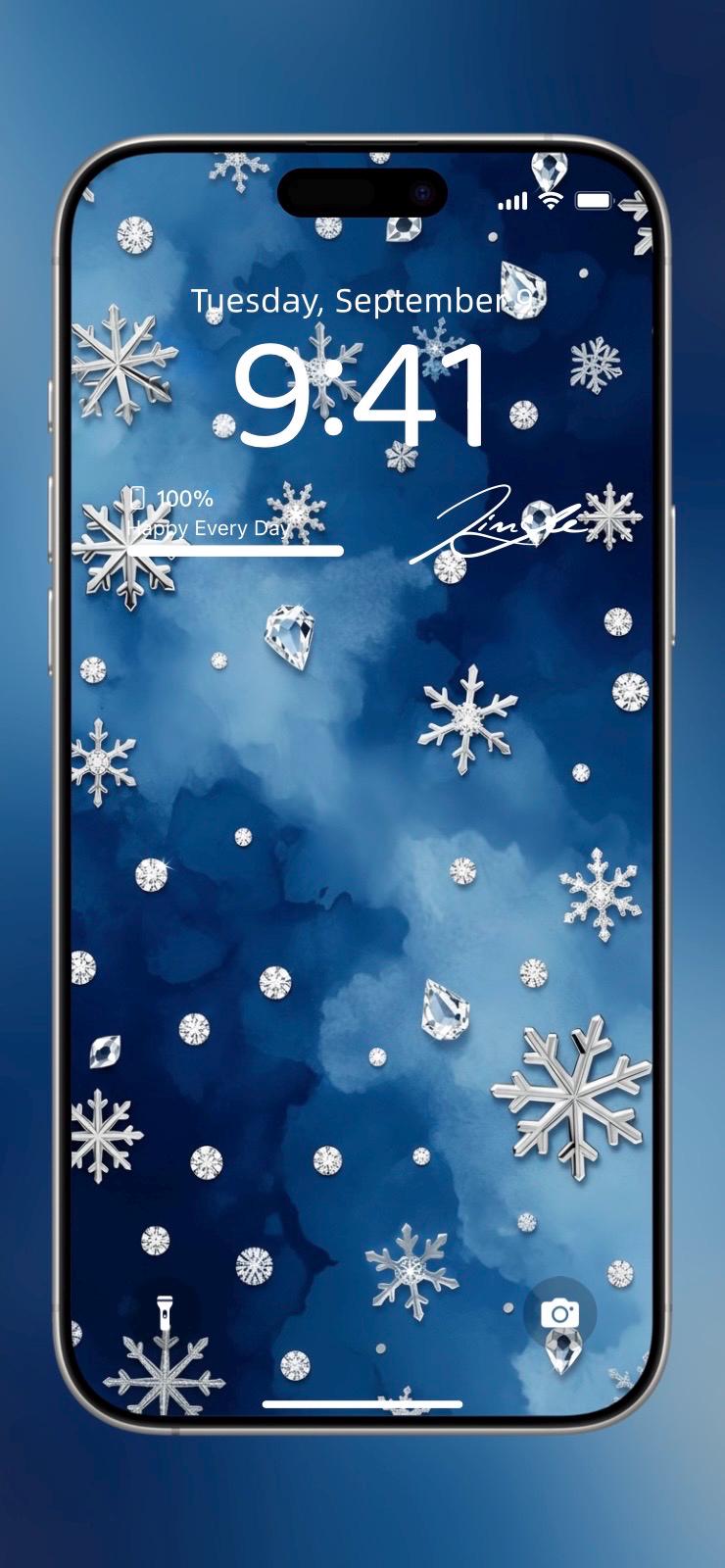 Sapphire Winter (iPhone) Screen Styling Set