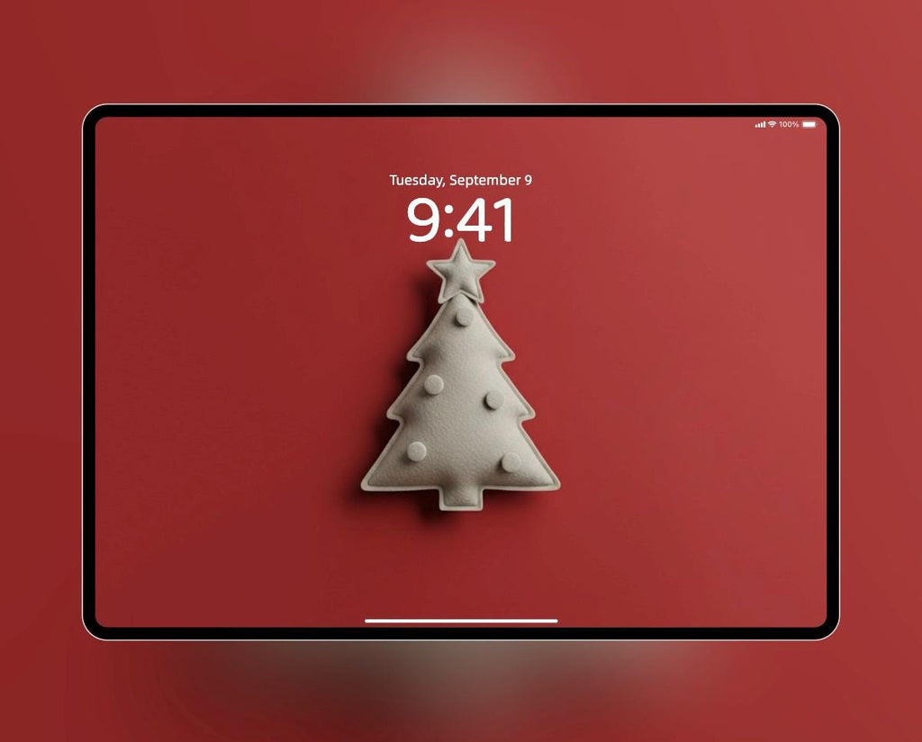 The Muted Christmas Collection 🎄 👑 iPad Christmas Wallpaper