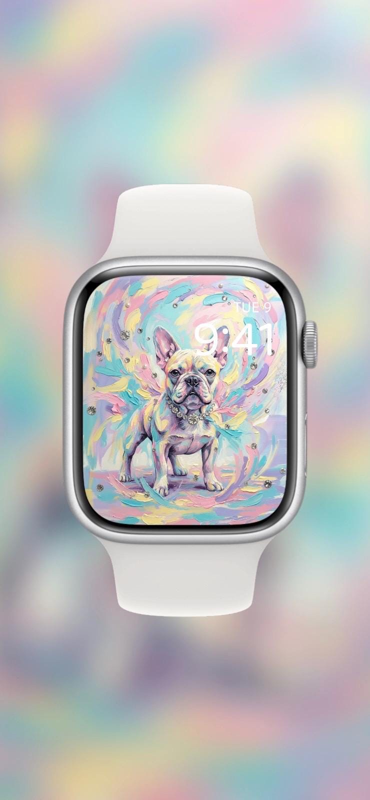 Bling Boss Frenchies 💎 🐾 (2-pack digital download) | iPhone Wallpaper