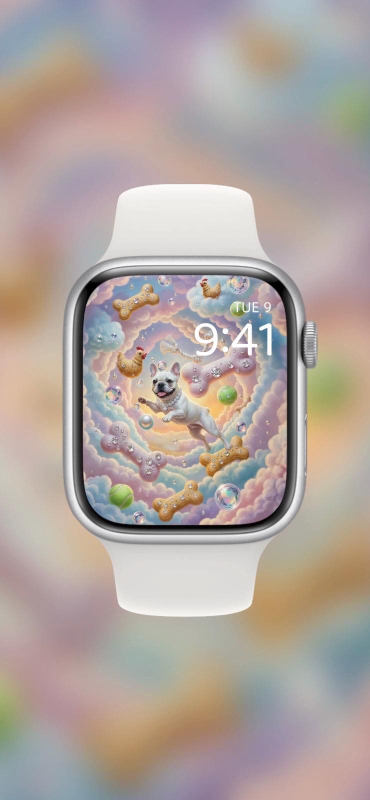 Bling Boss Frenchies 💎 🐾 (2-pack digital download) | iPhone Wallpaper