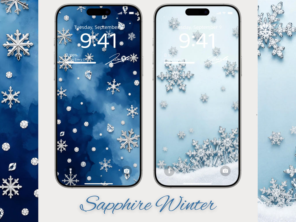 Sapphire Winter (iPhone) Screen Styling Set
