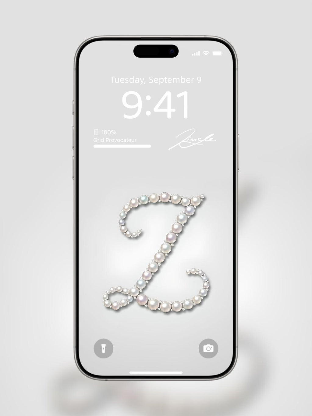 Mother of Pearl: The Monogram Edition | iPhone Wallpaper