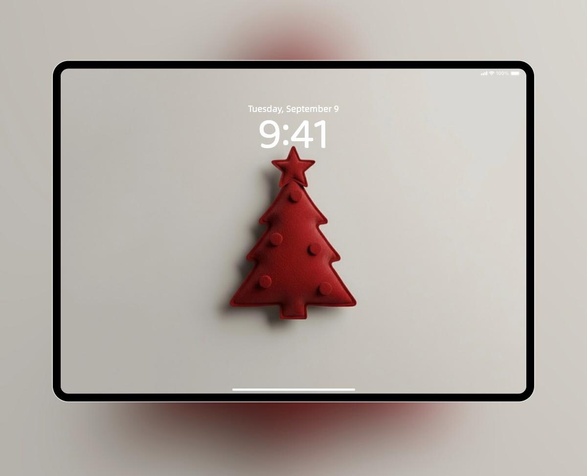 The Muted Christmas Collection 🎄 👑 iPad Christmas Wallpaper