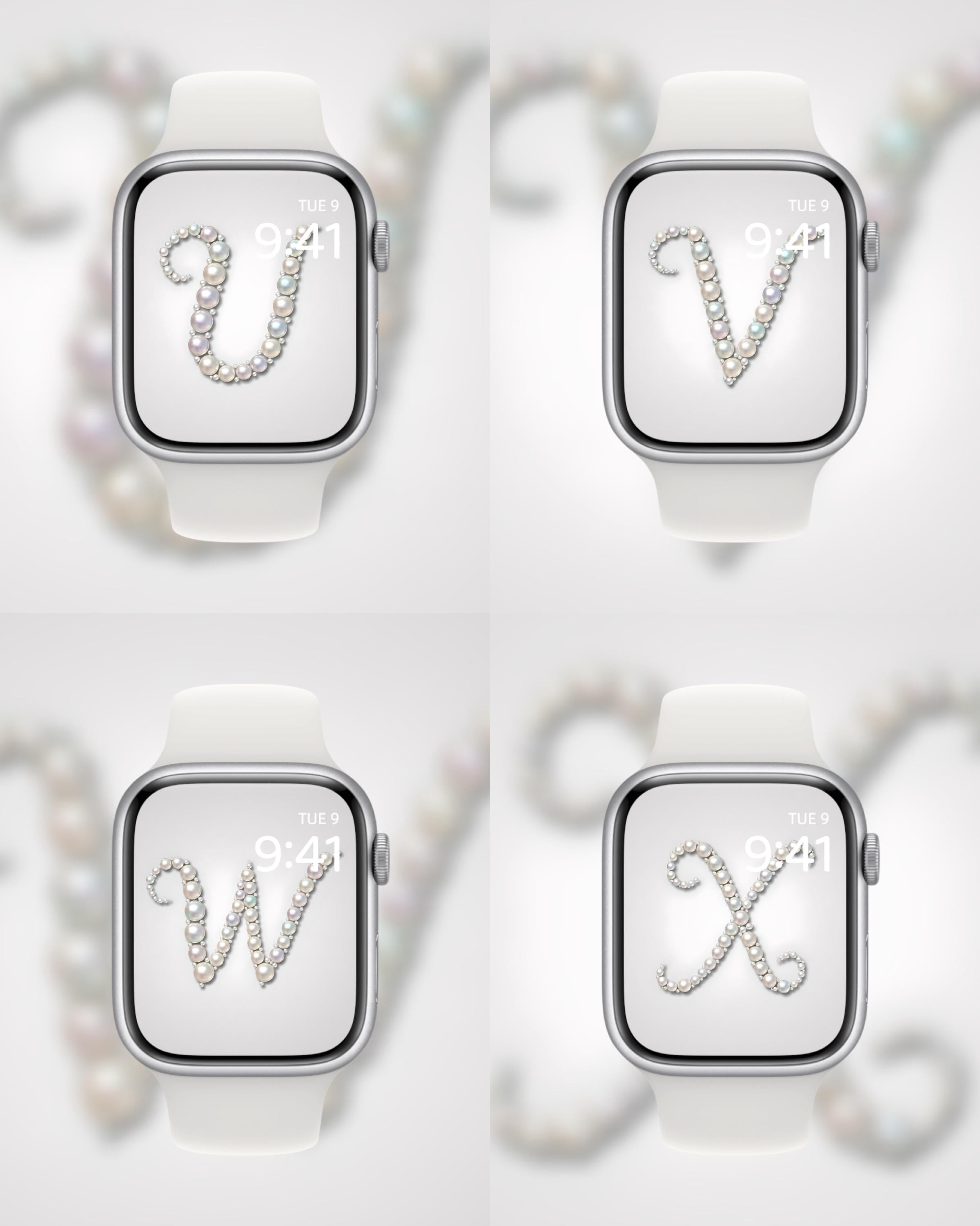 Mother of Pearl: The Monogram Edition (Digital Download) Apple Watch Wallpaper