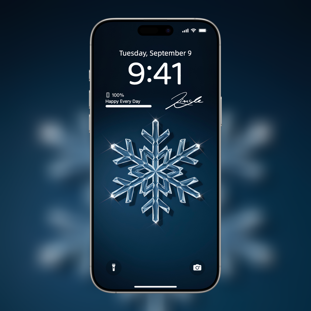 Christmas Reflections ❄️🌲 (2-pack digital download) | iPhone Wallpaper